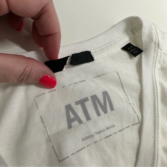 NWOT | ATM Anthony Thomas Melillo | Scenic Tee | White | Size Medium - Picture 8 of 12